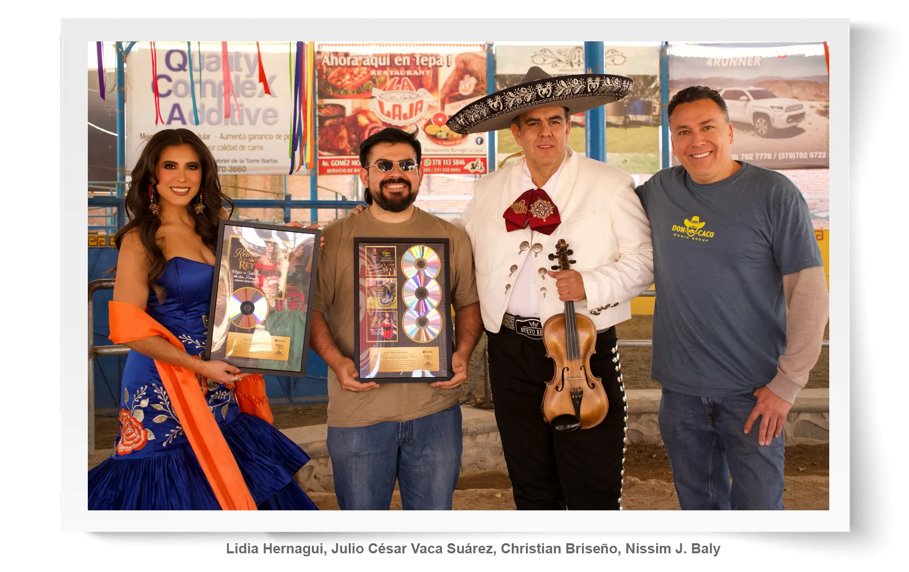 Lidia Hernagui, Julio César Vaca Suárez, Christian Briseño, Nissim J. Baly
